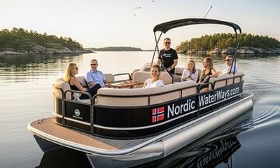 Luxury Pontoon Tours Archipelago and Historic DS Hestmanden