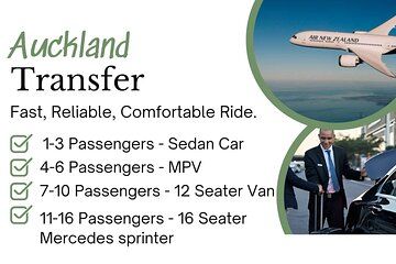Auckland Airport Transfer To and From City Center