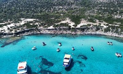 Paphos Akamas Blue Lagoon Bus and Boat Transfer with Slide