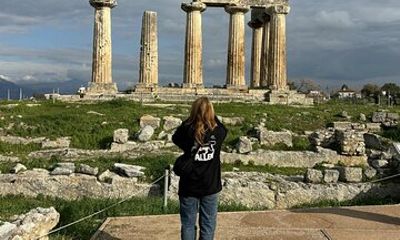 Athens Ancient Corinth Tour with Tickets Beach Stop and Pickup