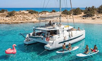 Chrissi: Afternoon Catamaran trip - Dinner, Drinks & Sunset