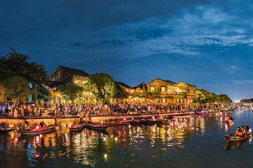 Hoi An Coconut Jungle and Lantern Boat Evening Private Tour