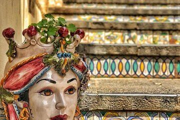 from Pozzallo Caltagirone and Piazza Armerina day tour