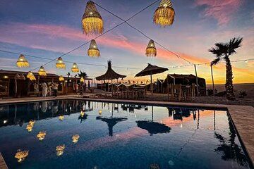 Marrakech Agafay Desert Sunset with Camel Ride and Dinner Show
