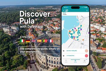 Visit Pula at your own pace without groups or schedule with your mobile
