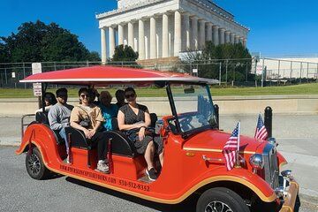 Washington DC Monuments and History Guided Electric Cart Tour