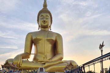 Wat Muang Angthong and Ayutthaya UNESCO Temple Private Tour