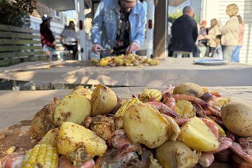 Backyard Shrimp Boil on Shem Creek