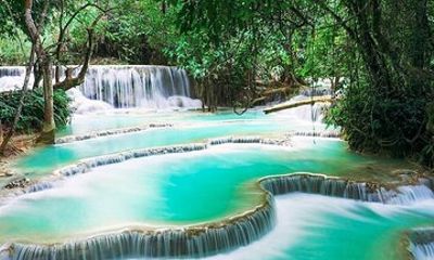 Luxury Private Tour Pak Ou Caves and Kuang Si Waterfalls