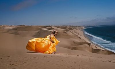 Sandwich Harbour Tour & Flying Dress Photoshoot