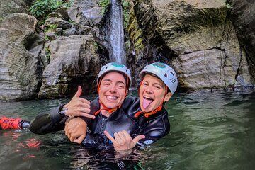 Canyon Rappelling and Hot Springs Adventure