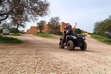 Guided Quad Adventure in Algarve Castle of Paderne and Cafe Stop