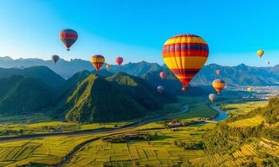Vang Vieng Scenic Hot Air Balloon Flight