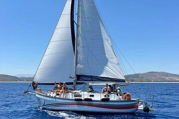 3 Caves and Exclusive Sailing Tour around Lindos