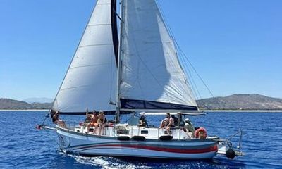 3 Caves and Exclusive Sailing Tour around Lindos