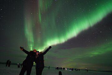 Rovaniemi Northern Lights Hunting HD Photo 200KM Road Trip