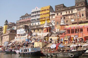 Full Day Varanasi Private Tour with Sarnath, Ghats and Boat Ride