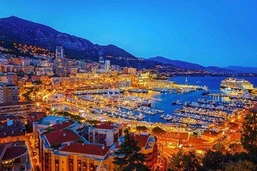 Monaco Night:Private Tour Explore Monte Carlo and Monaco by Night