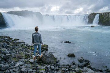 Akureyri Port: Small Group Godafoss and Laufas Turf House Tour