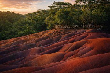 Mauritius South West Tour, Seven Colored Earth and Rum Distillery