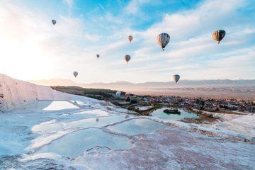 Bodrum Pamukkale Hot Air Balloon Flight with Lunch and Transfer