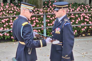 Arlington Cemetery: Prime Viewing Changing of the Guard