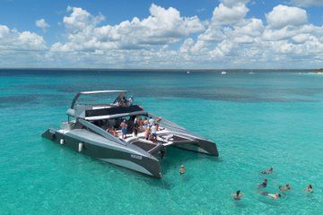 Punta Cana Private Luxury Power Catamaran to Catalina Island