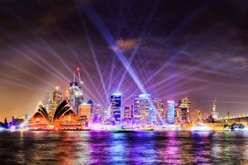 Private Boat Vivid Sydney 90 Minute Cruise