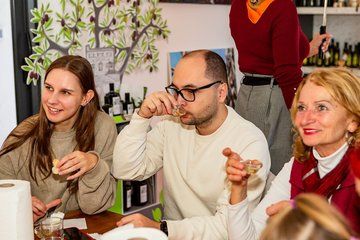 Mediterranean Flavors Olive Oil Tasting and Old Olive Tree