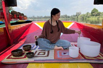 Private Sound Healing Trajinera in Xochimilco Ecological Reserve