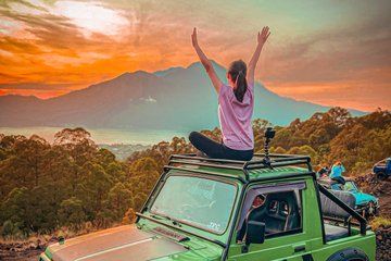 Mount Batur jeep Sunrise and Natural Hot Spring Tour