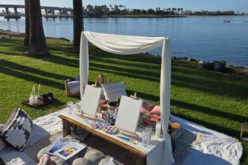 San Diego Paint and Sip Picnic Experience