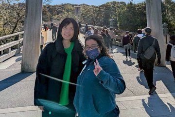 Ise Shrine in Mie Prefecture, Maneki Neko Painting Experience and Meoto Iwa Guided Tour by Private Car