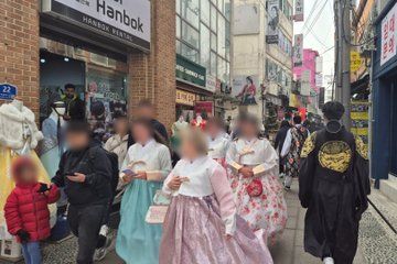 Seoul Walking Tour Hanbok with Palace and Traditional Market