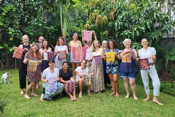 Create Unique Textile Art with Indonesian Flowers