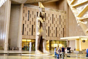 Grand Egyptian Museum and Giza Pyramids Day Tour from Hurghada