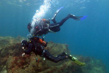 Double Dive Baptism in San Vicente, Cape Verde