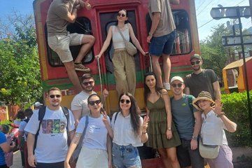 Maeklong Train Market and Damnoen Saduak Floating Market Tour