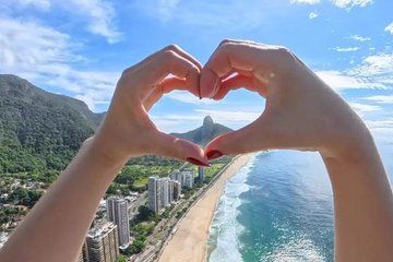 Double flight from Parapente in Rio de Janeiro