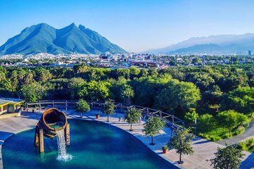 Boat ride along Paseo Santa Lucia in Monterrey