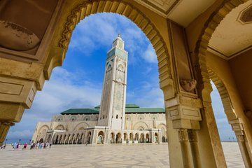 from Marrakech To Casablanca day tour: visit the Big Mosque