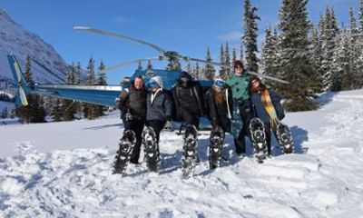 Canadian Rockies Helicopter & Snowshoe Adventure