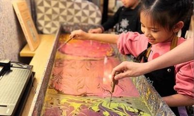 Water Marbling Workshop in Naperville IL