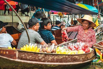Floating Market & Maeklong Railway Market Tour from Bangkok