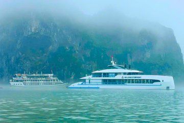 Discover Ha Long Bay in Style 5 Star Day Cruise from Hanoi