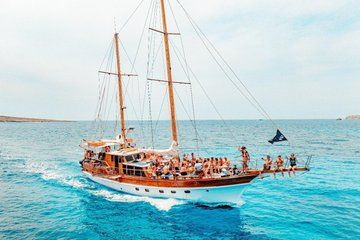 Comino Blue Lagoon and Gozo Cruise on a Turkish Gullet