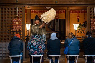 Morning Purification Over the Sea at Shikaumi Shrine