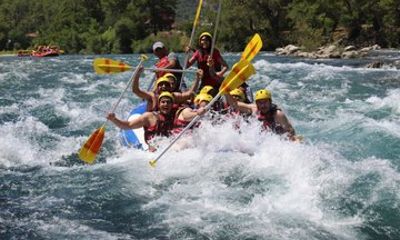 From Antalya/Belek: Rafting Combo 5 In 1 Tour With Lunch