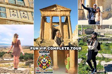 Fun VIP Day Tour: Dougga, Bulla Regia & Testour (Pickup All)