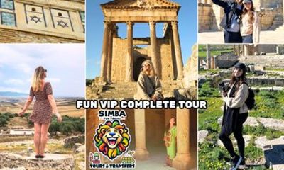 Fun VIP Day Tour: Dougga, Bulla Regia & Testour (Pickup All)